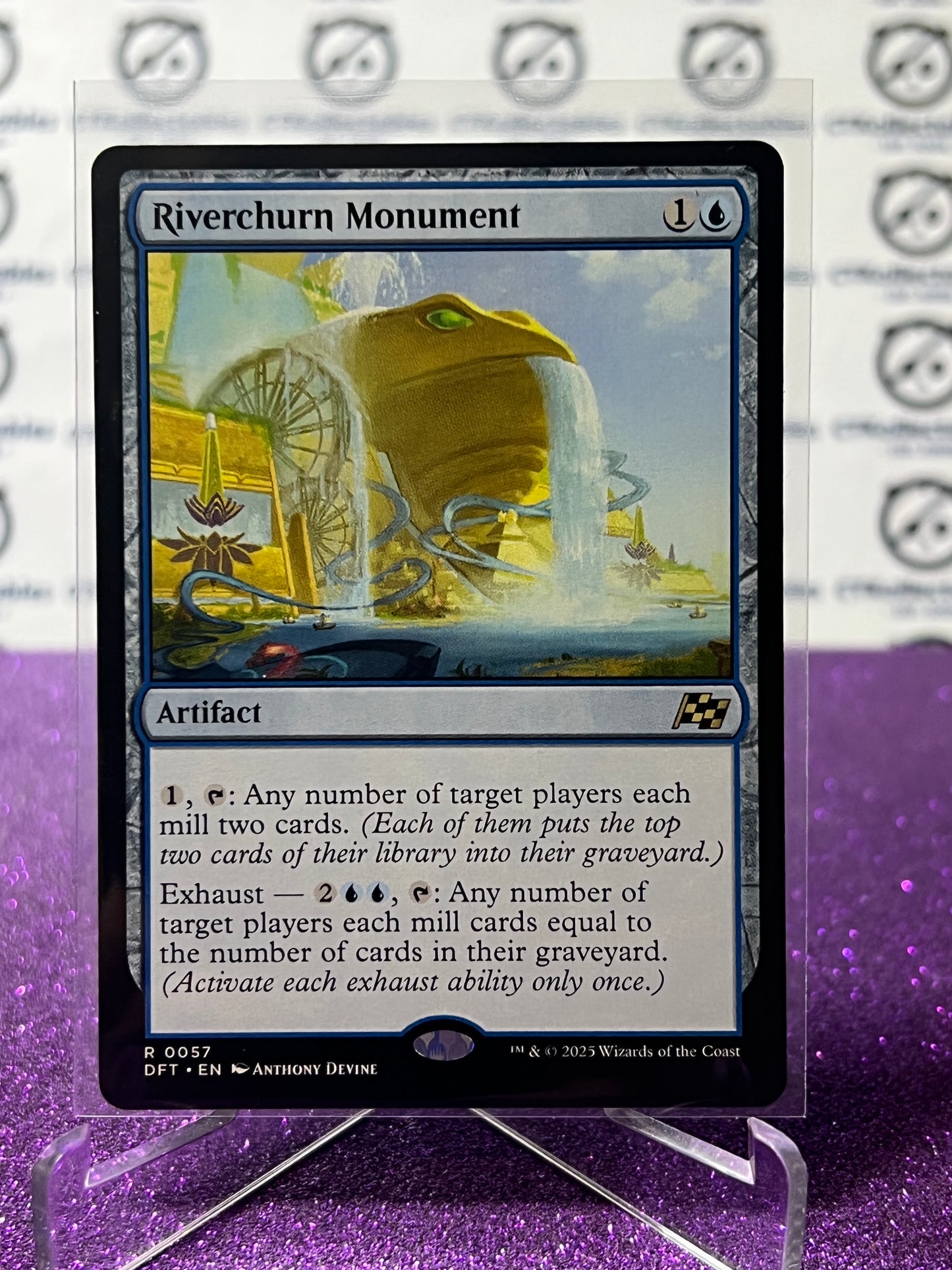 2025 MAGIC THE GATHERING AETHERDRIFT RIVERCHURN MONUMENT # R 0057 NON-FOIL ARTIFACT CARD