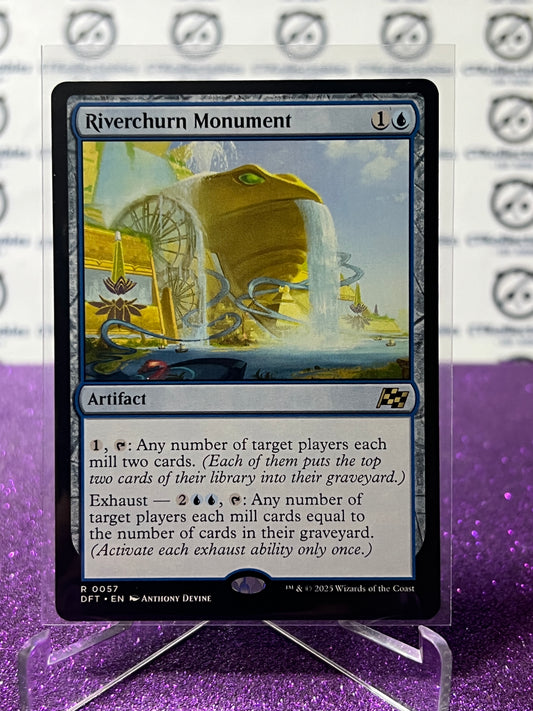 2025 MAGIC THE GATHERING AETHERDRIFT RIVERCHURN MONUMENT # R 0057 NON-FOIL ARTIFACT CARD
