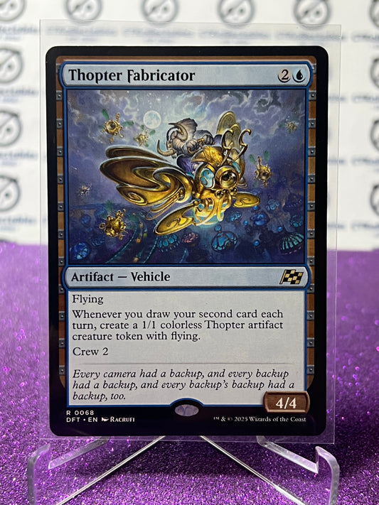 2025 MAGIC THE GATHERING AETHERDRIFT THOPTER FABRICATOR # R 0068 NON-FOIL ARTIFACT CARD