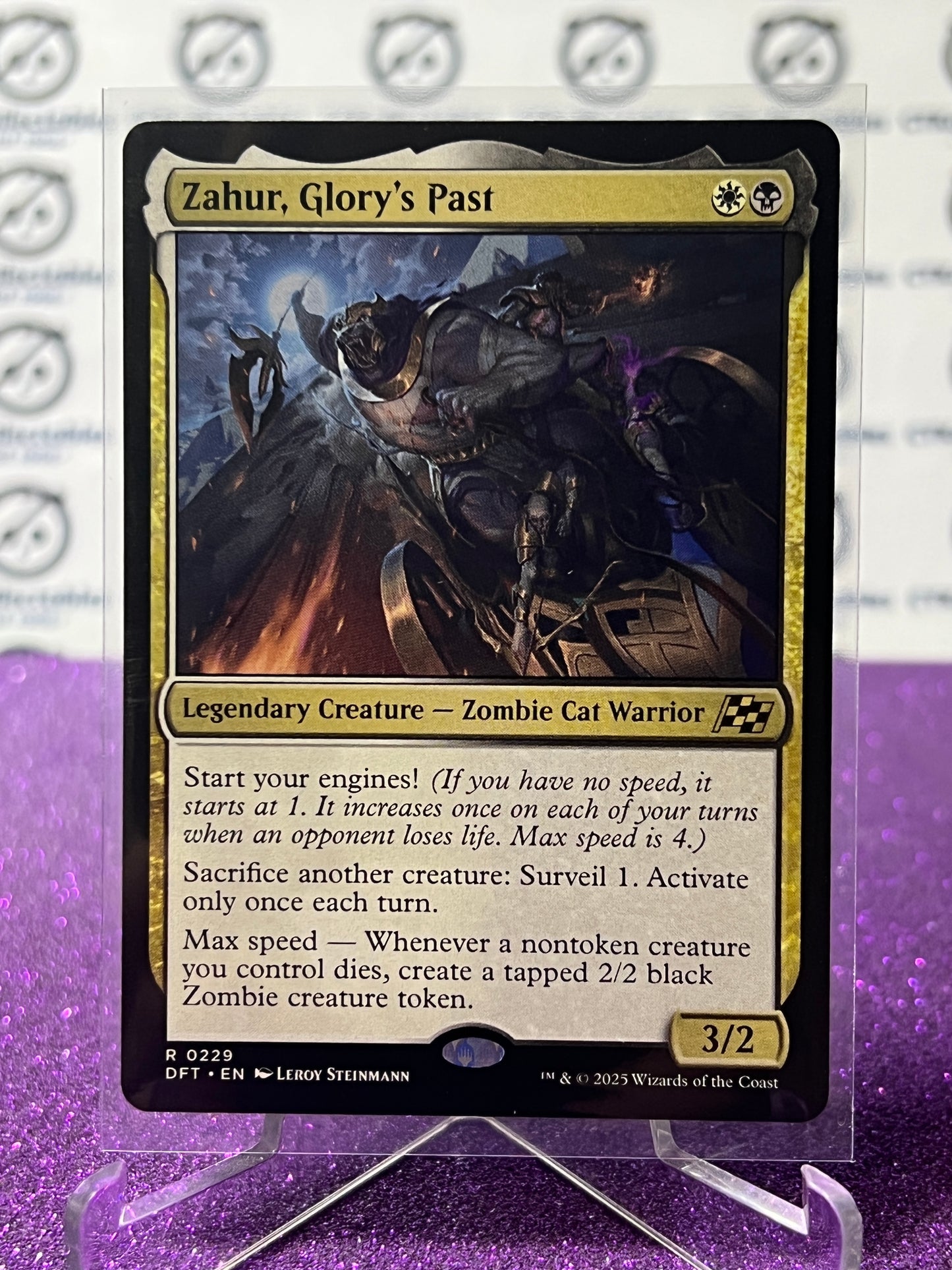 2025 MAGIC THE GATHERING AETHERDRIFT ZAHUR, GLORY'S PAST # R 0229 NON-FOIL CREATURE CARD