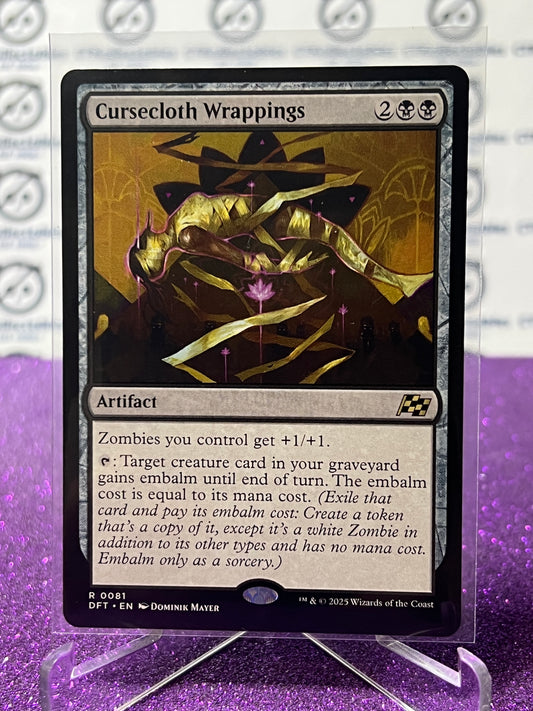 2025 MAGIC THE GATHERING AETHERDRIFT CURSECLOTH WRAPPINGS # R 0081 NON-FOIL ARTIFACT CARD