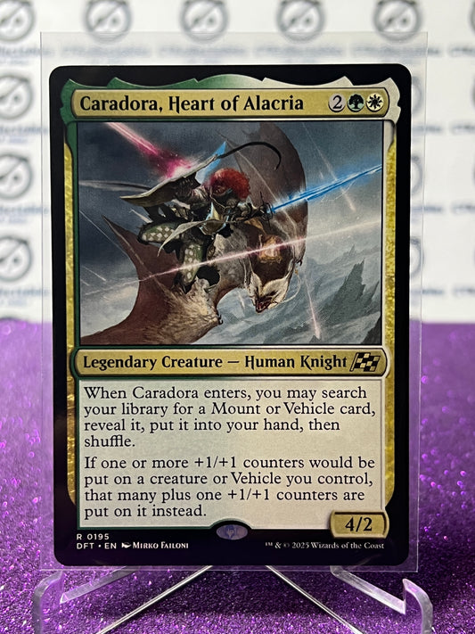 2025 MAGIC THE GATHERING AETHERDRIFT CARADORA, HEART OF ALACRIA # R 0195 NON-FOIL CREATURE CARD