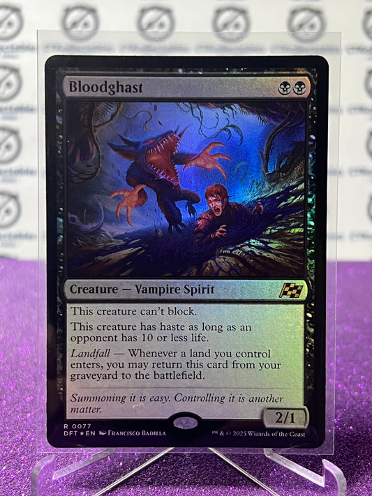 2025 MAGIC THE GATHERING AETHERDRIFT BLOODGHAST # R 0077 FOIL CREATURE CARD