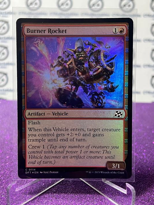 2025 MAGIC THE GATHERING AETHERDRIFT BURNER ROCKER # C 0114 FOIL ARTIFACT CARD