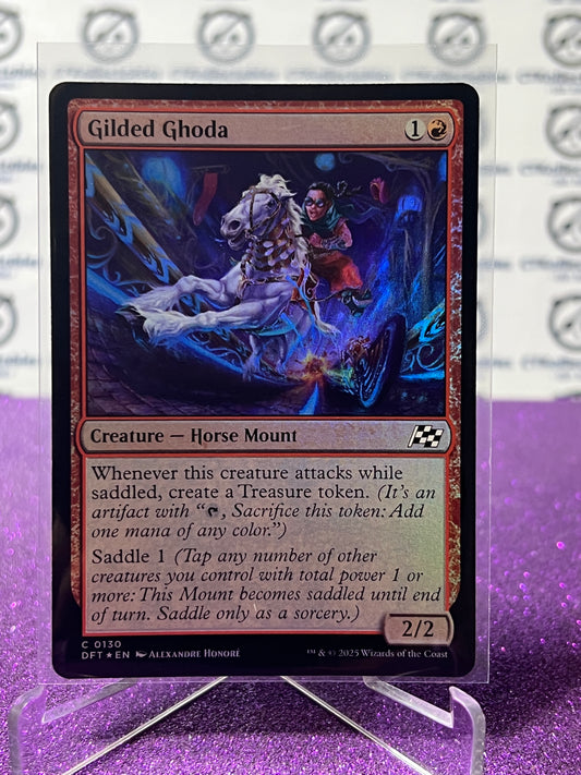 2025 MAGIC THE GATHERING AETHERDRIFT. GILDED GHODA # C 0130 FOIL CREATURE CARD