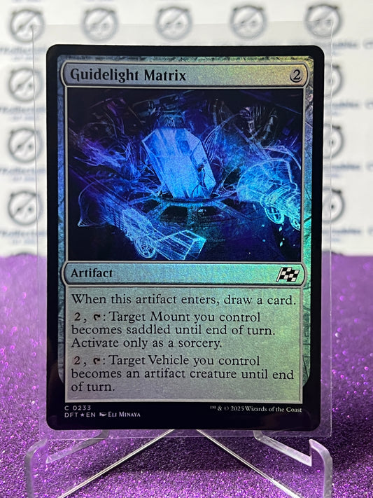 2025 MAGIC THE GATHERING AETHERDRIFT GUIDELIGHT MATRIX # C 0233 FOIL ARTIFACT CARD