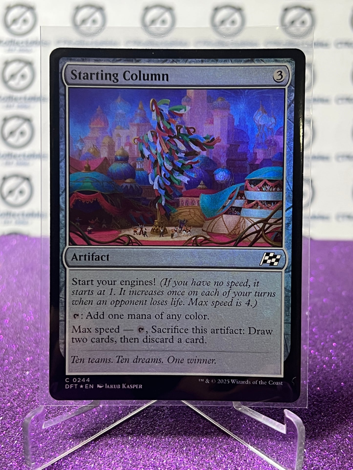 2025 MAGIC THE GATHERING AETHERDRIFT STARTING COLUMN # C 0244 FOIL ARTIFACT CARD