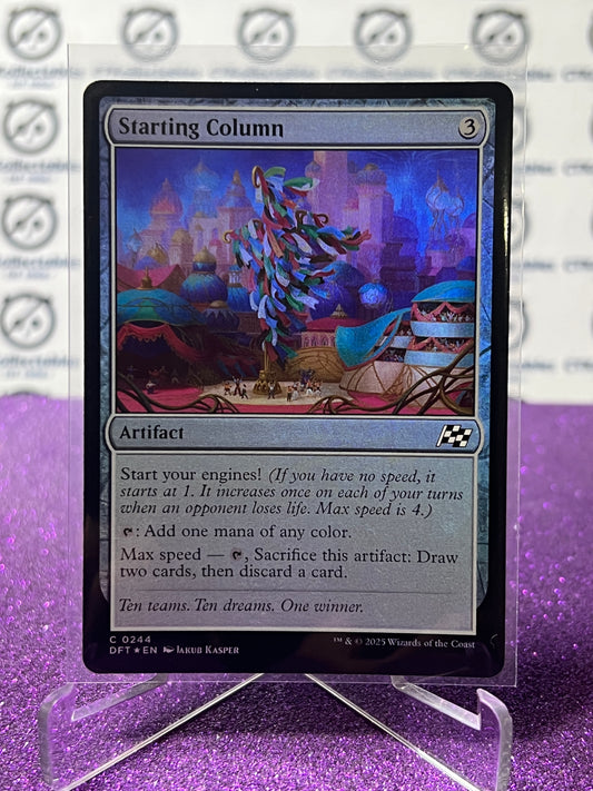 2025 MAGIC THE GATHERING AETHERDRIFT STARTING COLUMN # C 0244 FOIL ARTIFACT CARD