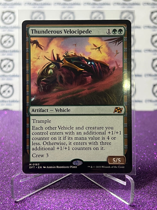 2025 MAGIC THE GATHERING AETHERDRIFT THUNDEROUS VELOCIPEDE # M 0183  MYSTIC NON-FOIL ARTIFACT CARD