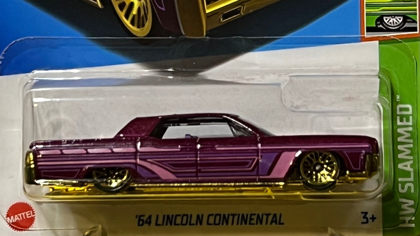 HOT WHEELS MATTEL '64 LINCOLN CONTINENTAL 5/5 HW SLAMMEDS 246/250 - 2021