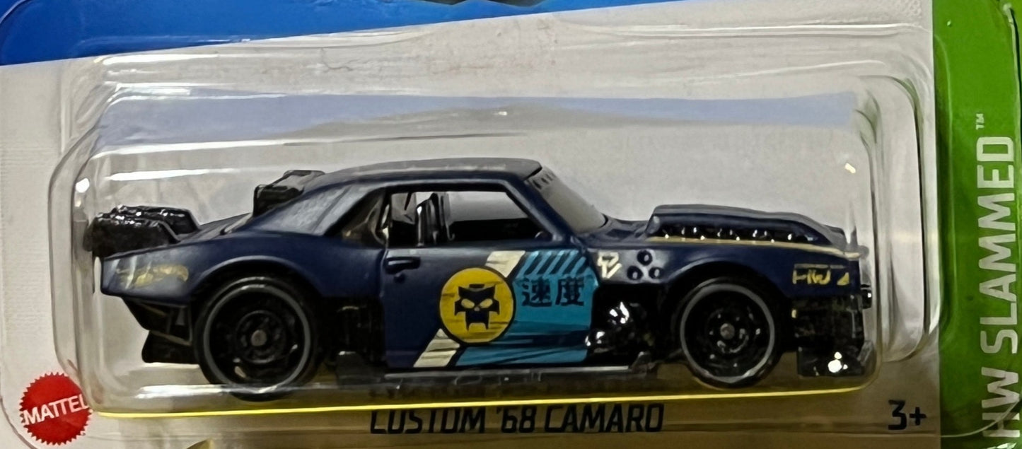 HOT WHEELS MATTEL CUSTOM '68 CAMARO 2/5 HW SLAMMED 228/250 - 2021
