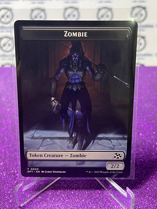 2025 MAGIC THE GATHERING AETHERDRIFT ZOMBIE / PILOT # T 0003 / 0001  NON-FOIL TOKEN CARD