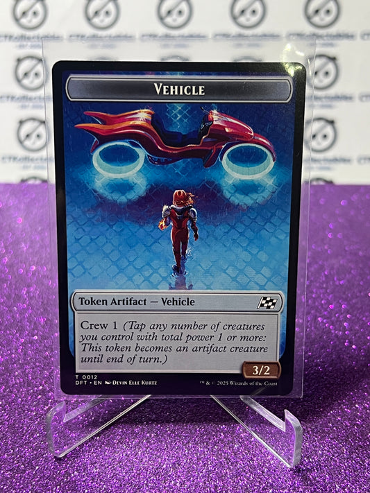 2025 MAGIC THE GATHERING AETHERDRIFT VEHICLE / CHANDRA,SPARK HUNTER # T 0012 / 0013  NON-FOIL TOKEN CARD