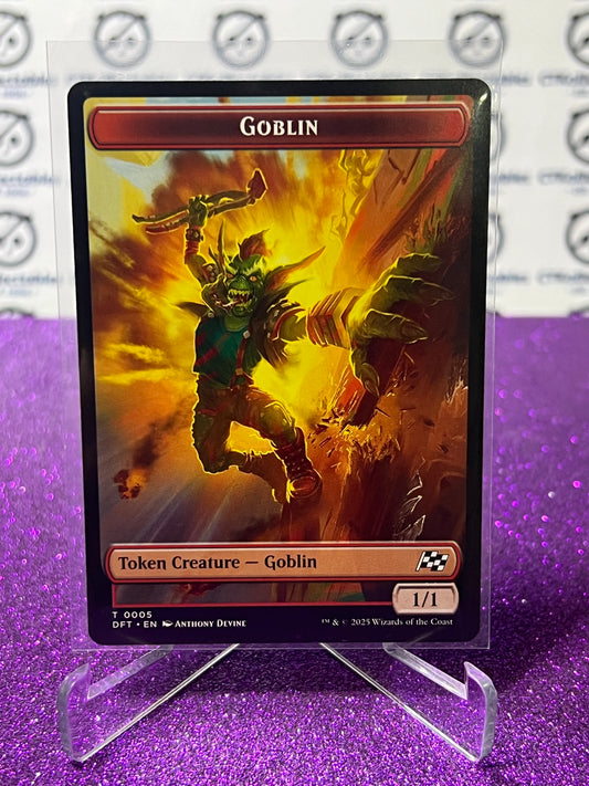 2025 MAGIC THE GATHERING AETHERDRIFT GOBLIN / THOPTER # T 0005 / 0010 NON-FOIL TOKEN CARD