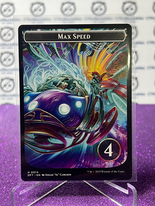 2025 MAGIC THE GATHERING AETHERDRIFT MAX SPEED, START YOUR ENGINES # H 0014 NON-FOIL HELPER CARD