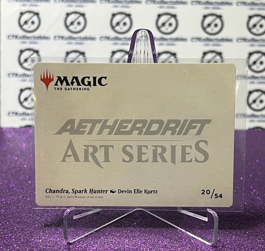 2025 MAGIC THE GATHERING AETHERDRIFT ART SERIES # 20/54 CHANDRA, SPARK HUNTER CARD