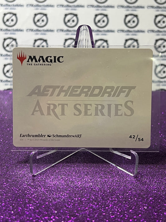 2025 MAGIC THE GATHERING AETHERDRIFT ART SERIES # 42/54 EARTHRUMBLER CARD