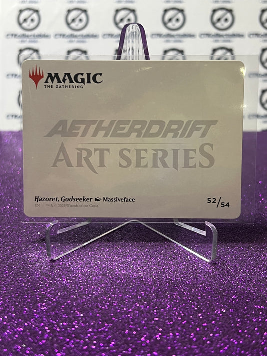 2025 MAGIC THE GATHERING AETHERDRIFT ART SERIES # 52/54 HAZORET. GODSEEKER CARD