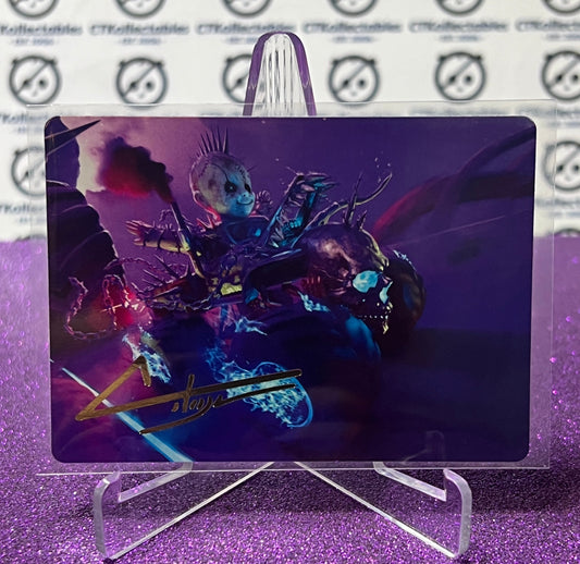 2025 MAGIC THE GATHERING AETHERDRIFT ART SERIES # 21/54 PACTDOLL TERROR SIGNATURE CARD