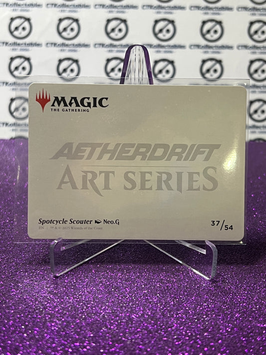 2025 MAGIC THE GATHERING AETHERDRIFT ART SERIES # 37/54 SPORTCYCLE SCOUTER CARD