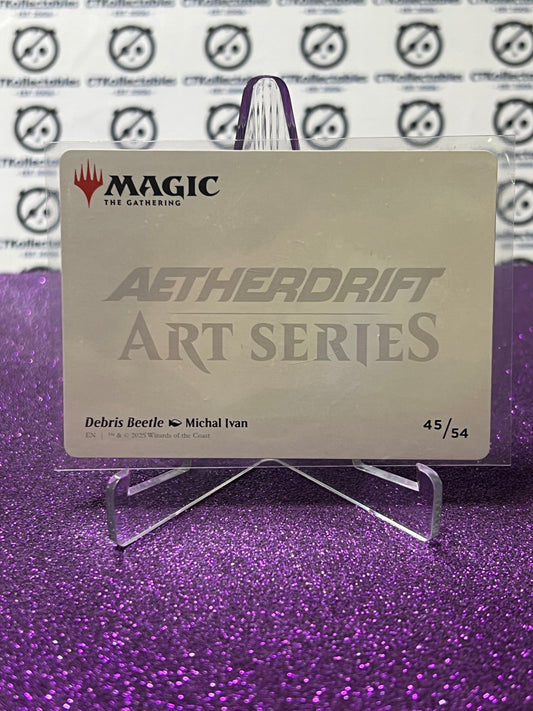 2025 MAGIC THE GATHERING AETHERDRIFT ART SERIES # 45/54 DEBRIS BEETLE CARD