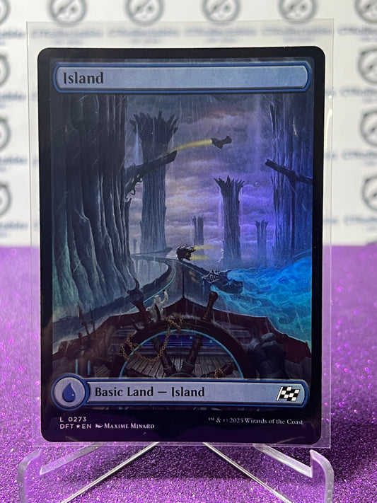 2025 MAGIC THE GATHERING AETHERDRIFT ISLAND # L 0273  FOIL  LAND CARD