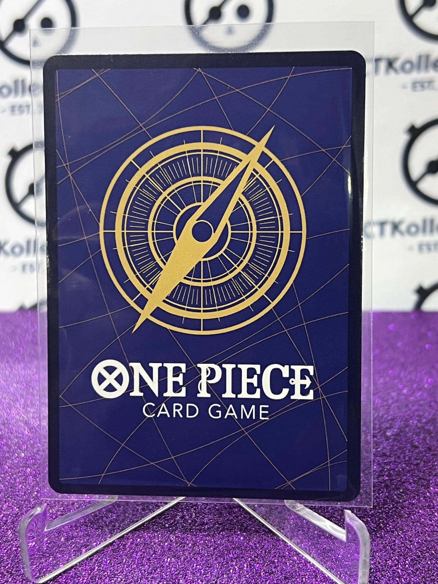 ONE PIECE CARD GAME TRUENO BASTARDO # OP04-094 R RARE FOIL GOLD CARD 2023