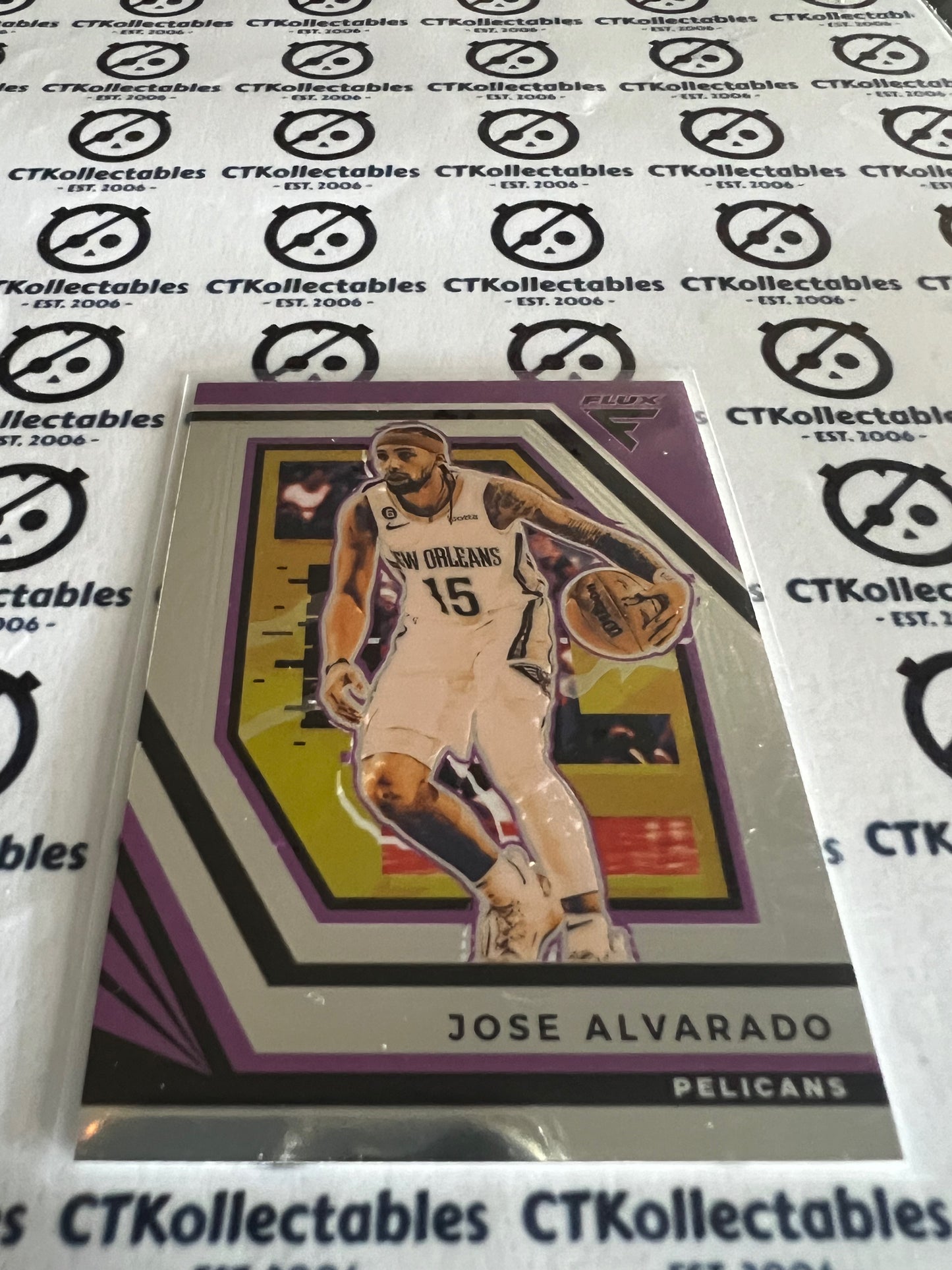 2022-23 NBA Panini FLUX Base 186 Jose Alvarado Pelicans