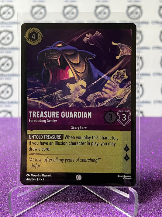 2025 DISNEY LORCANA ARCHAZIA'S ISLAND TREASURE GUARDIAN # 47/204 COMMON COLD FOIL GAME CARD