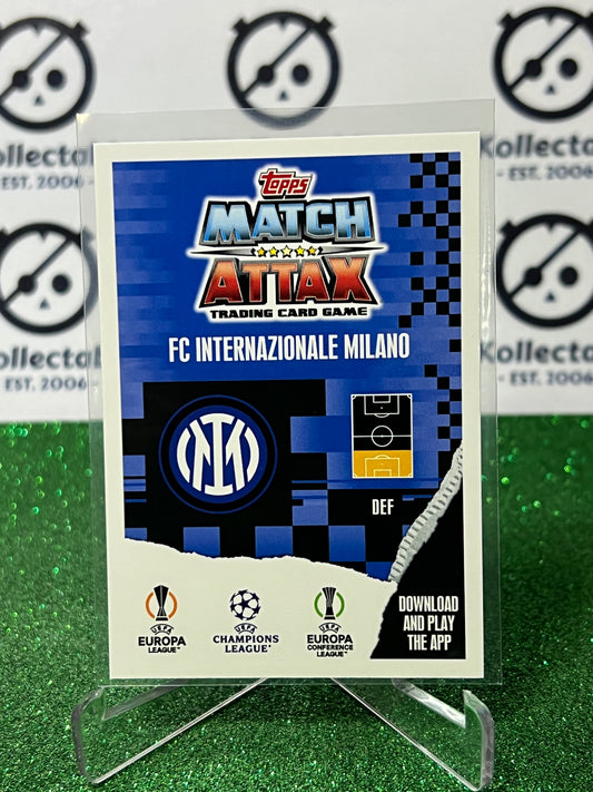 2023 TOPPS MATCH ATTAX ALESSANDRO BASTONI 100 CLUB # 484 FOOTBALL SOCCER CARD