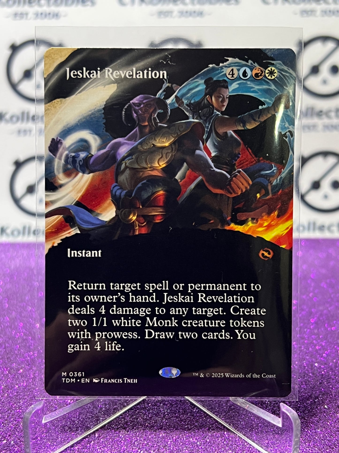2025 MAGIC THE GATHERING TARKIR DRAGONSTORM JESKAI REVELATION # M 0361 MYSTIC NON-FOIL CARD