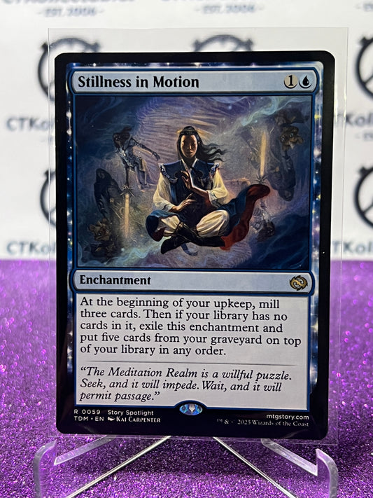 2025 MAGIC THE GATHERING TARKIR DRAGONSTORM STILLNESS IN MOTION # R 0059 RARE NON-FOIL CARD