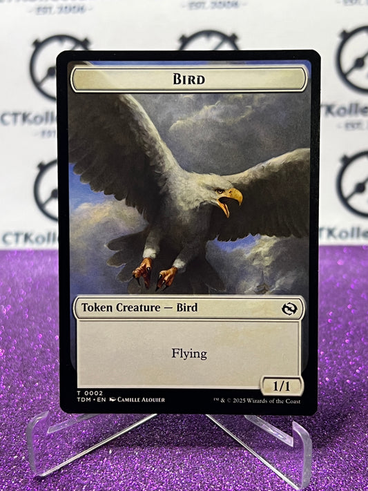 2025 MAGIC THE GATHERING TARKIR DRAGONSTORM BIRD / MONK # T 0002/0003 TOKEN NON-FOIL CARD
