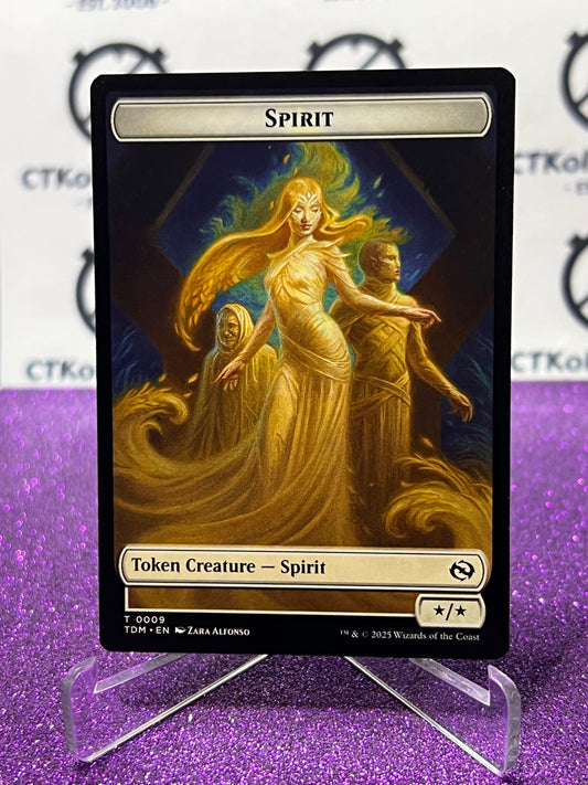 2025 MAGIC THE GATHERING TARKIR DRAGONSTORM SPIRIT # T 0008/0009 TOKEN NON-FOIL CARD