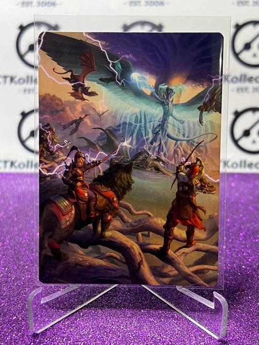 2025 MAGIC THE GATHERING TARKIR DRAGONSTORM ART SERIES ALL-OUT ASSAULT # 50/54  CARD