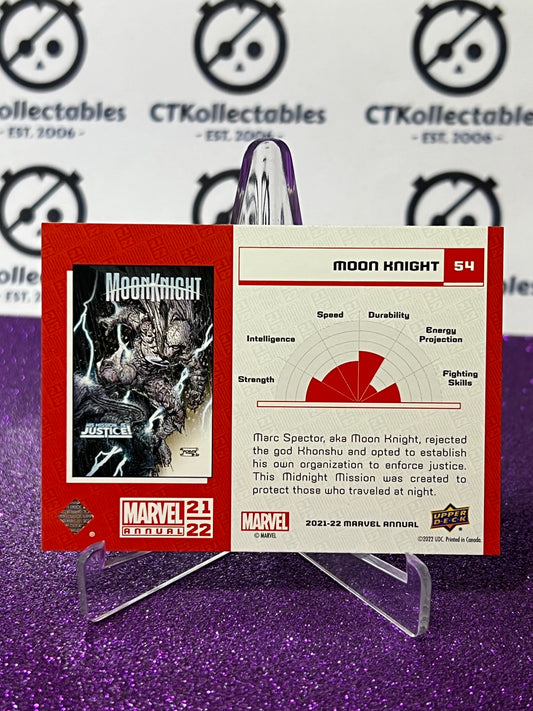 2021-22 MARVEL ANNUAL UPPER DECK MOON KNIGHT # 54 NON-SPORT TRADING CARD