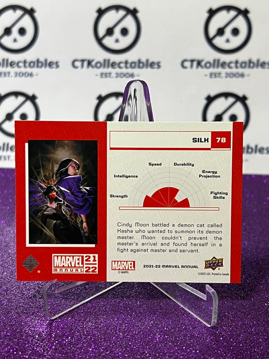 2021-22 MARVEL ANNUAL UPPER DECK SILK # 76 NON-SPORT TRADING CARD