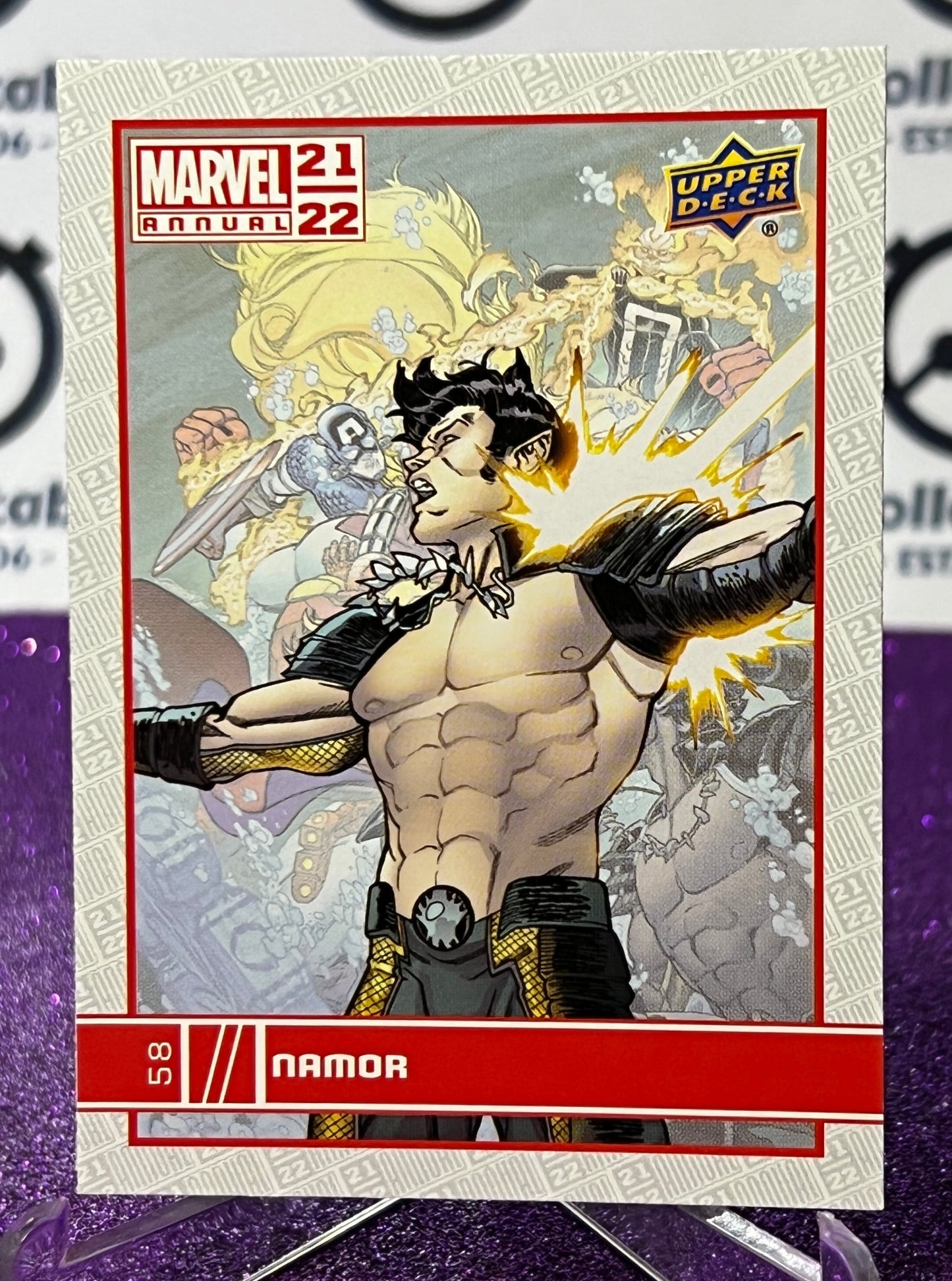 2021-22 MARVEL ANNUAL UPPER DECK NAMOR # 58 NON-SPORT TRADING CARD