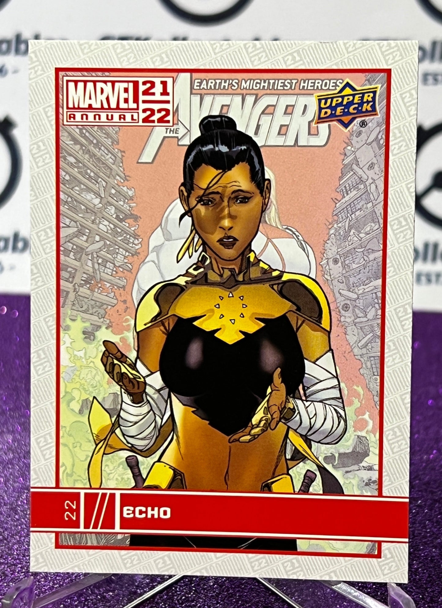 2021-22 MARVEL ANNUAL UPPER DECK ECHO # 22 NON-SPORT TRADING CARD