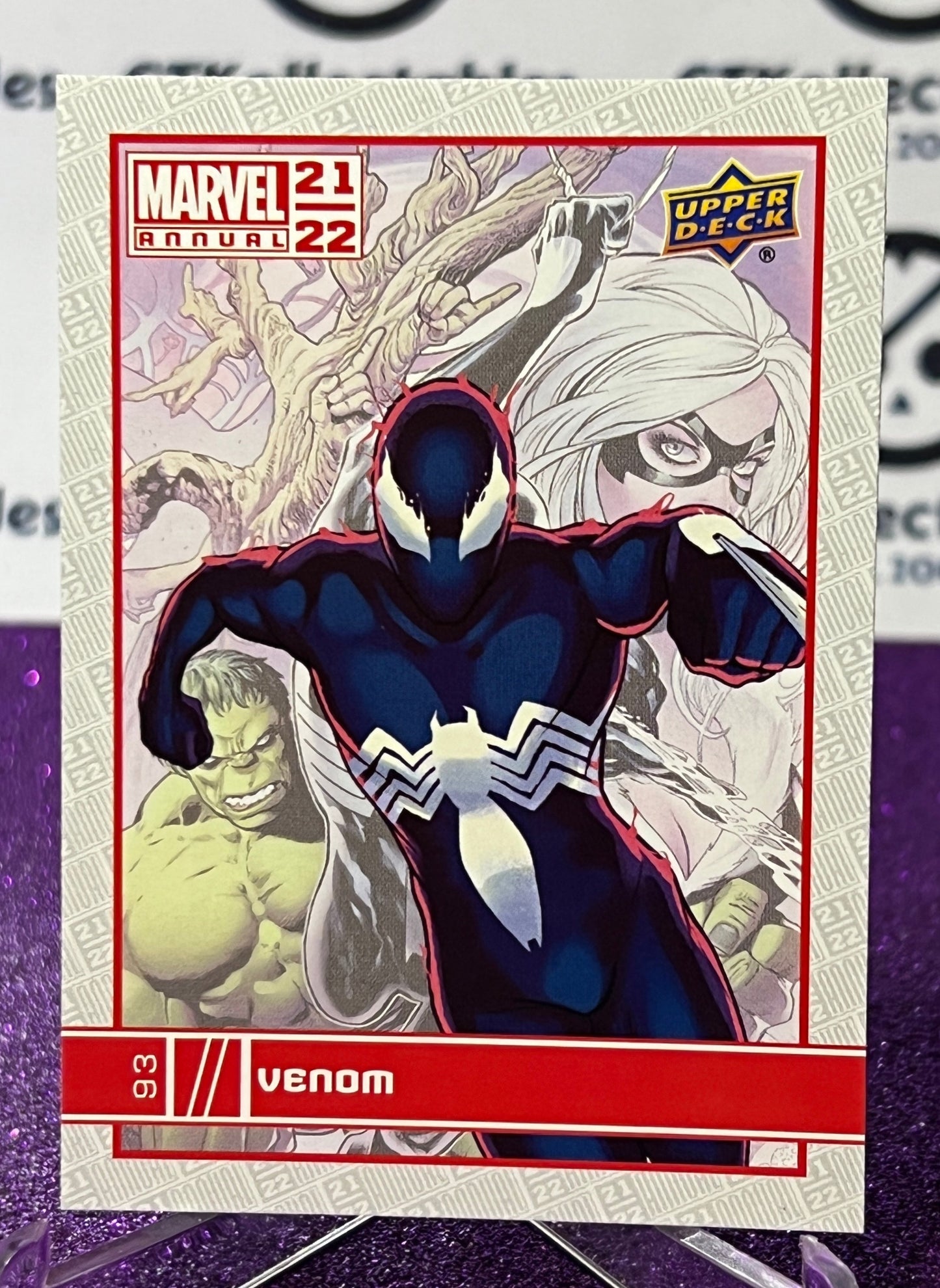 2021-22 MARVEL ANNUAL UPPER DECK VENOM # 93 NON-SPORT TRADING CARD