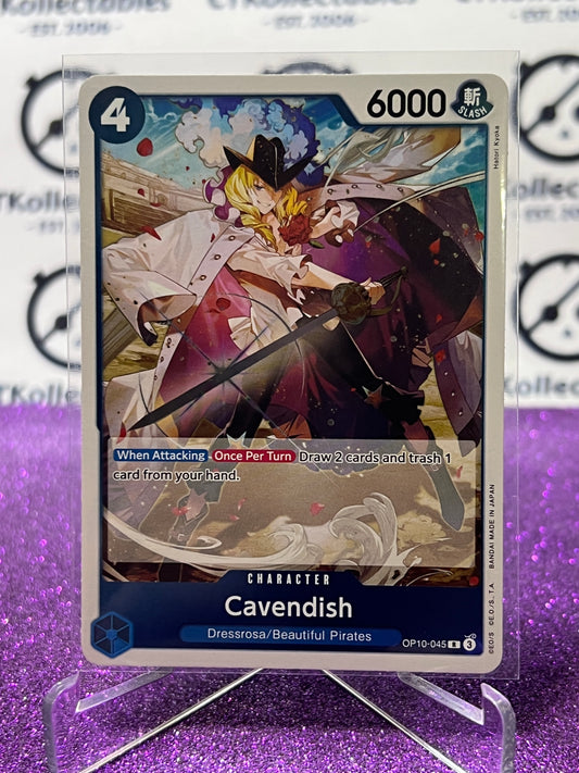 2025 ONE PIECE ROYAL BLOOD CAVENDISH # OP10-045 R TCG  FOIL CARD