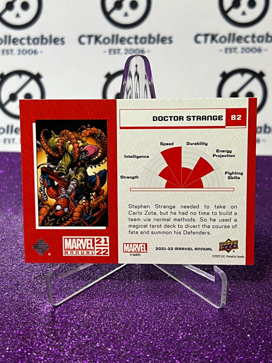2021-22 MARVEL ANNUAL UPPER DECK DOCTOR STRANGE # 82 NON-SPORT TRADING CARD
