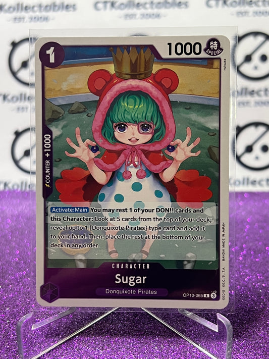 2025 ONE PIECE ROYAL BLOOD SUGAR # OP10-065 R TCG  FOIL CARD