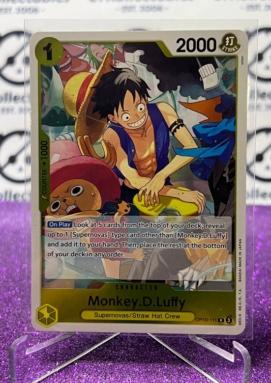 2025 ONE PIECE ROYAL BLOOD MONKEY.D.LUFFY # OP10-111 R TCG FOIL CARD