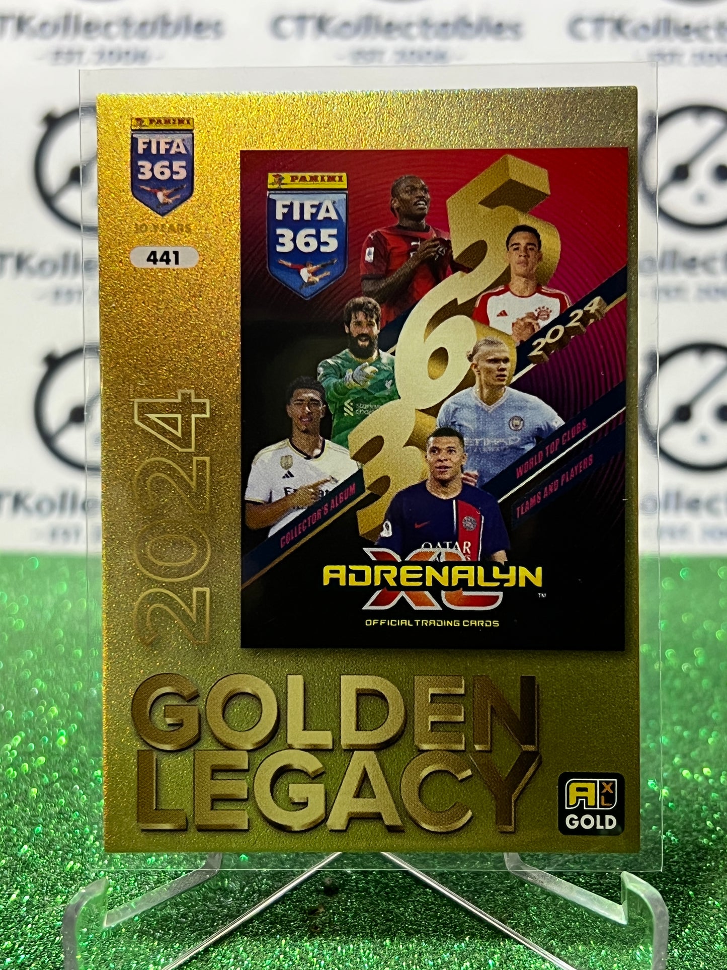 2025 PANINI ADRENALYN XL FIFA 365 # 441 GOLDEN LEGACY SOCCER CARD