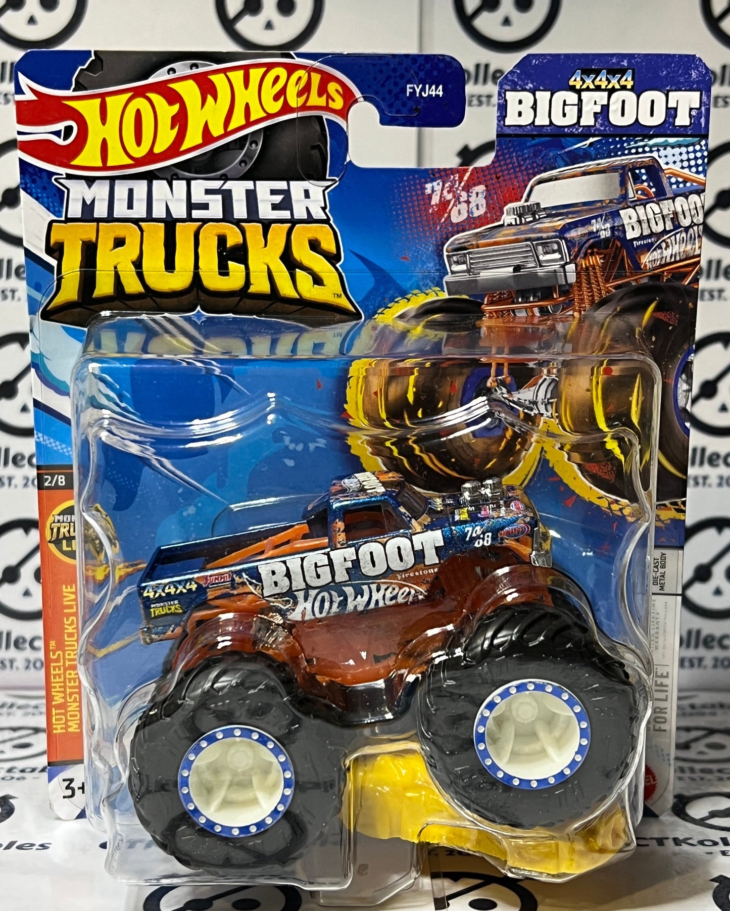 HOT WHEELS MATTEL MONSTER TRUCKS FORD 1/64 BIGFOOT- 2023