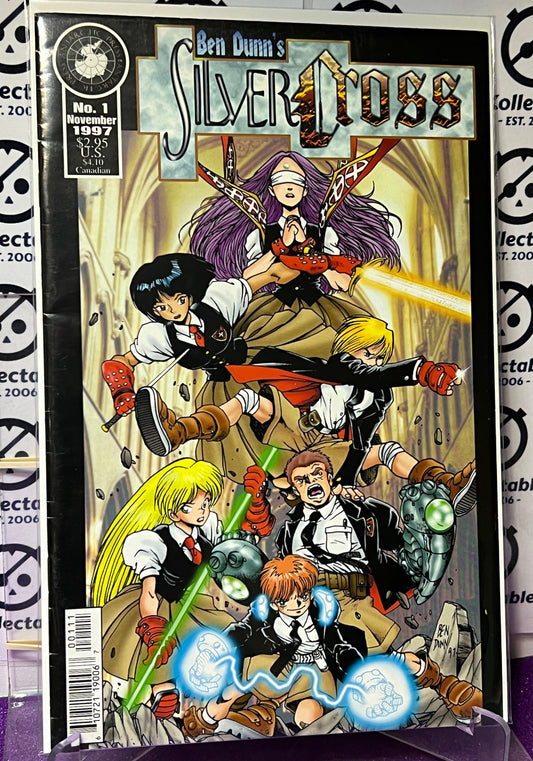 BEN DUNN'S SILVER CROSS # 1 ANTARCTIC PRESS 1997 MANGA COVER