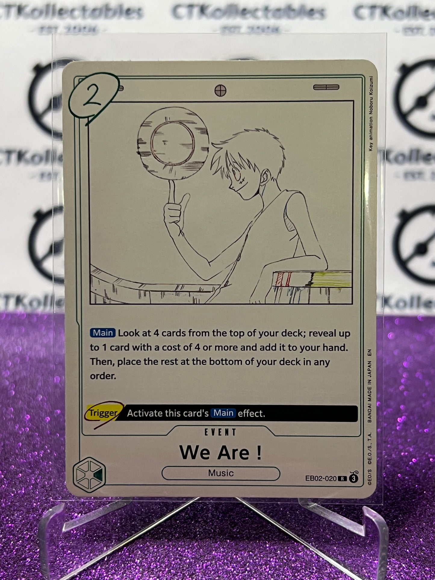2025 ONE PIECE ANIME 25th COLLECTION WE ARE ! # EB02-020 R TCG FOIL CARD