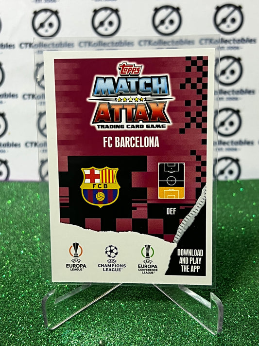 2023 TOPPS MATCH ATTAX JULES KOUNDE # 122 ELIMINATOR FOIL FOOTBALL SOCCER CARD