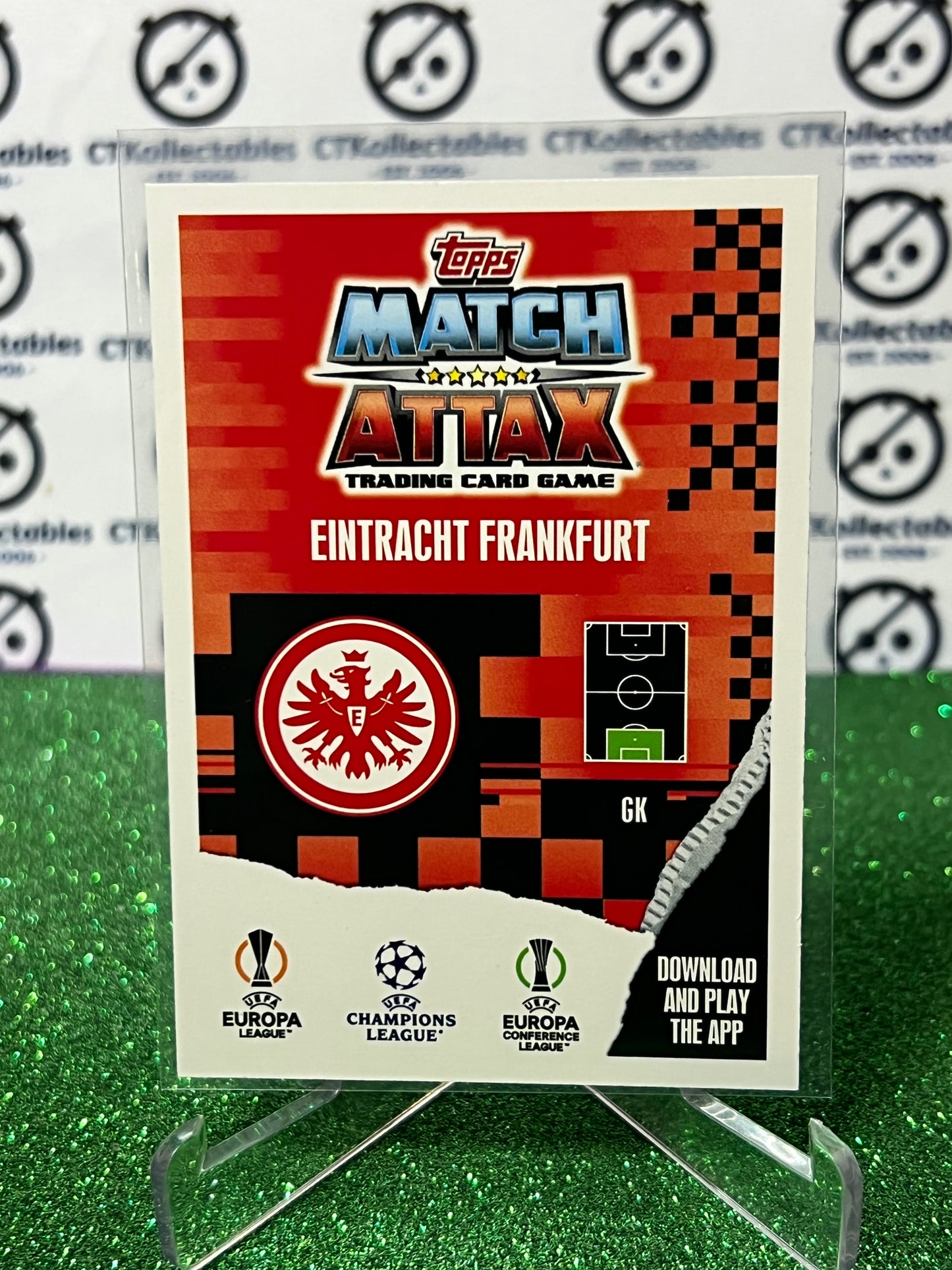 2023 TOPPS MATCH ATTAX KEVIN TRAPP # 467 HERITAGE FOIL FOOTBALL SOCCER CARD